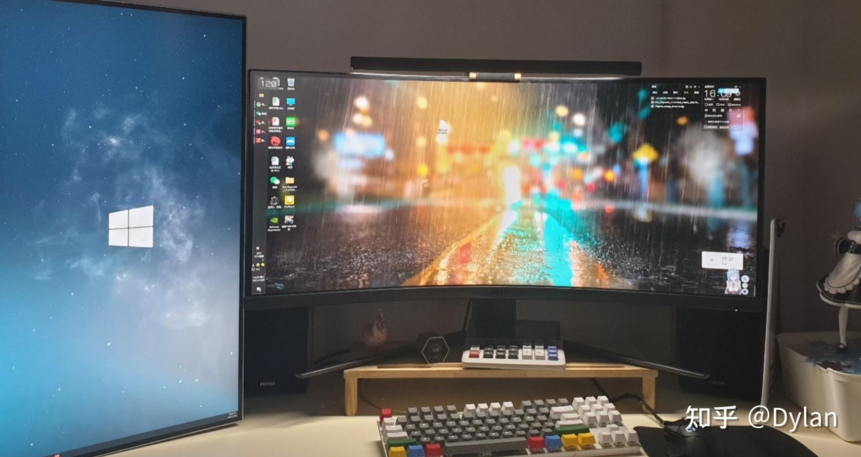 电脑主机双开屏幕