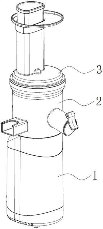 榨汁机主机进果汁了